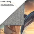 thumbnail image 4 of Dish Drying Mat, Sailing Dancing Dolphin Highly Absorbent Drying Matt Kitchen Counter, Dish Mat Drying Pad Dishes Drainer Mats for Kitchen Counter or Sink, 16 x 18 inch, 4 of 6