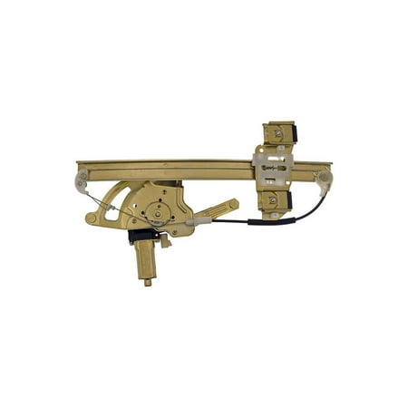 Black Power Regulator - Dorman 741-818 Window Regulator For Pontiac Bonneville, New, with motor
