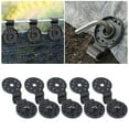 thumbnail image 3 of Heavy Duty Black Shade Cloth Clips - Round Sun Shade Fabric Fasteners for Outdoor Garden, Greenhouse & Backyard Netting, 3 of 9