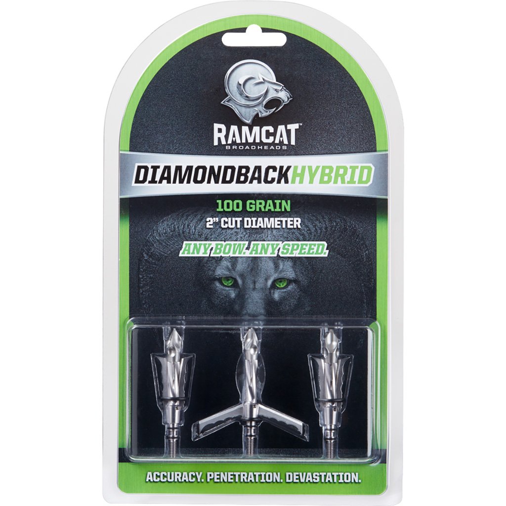 Ramcat Diamondback Hybrid Broadhead 100 Gr. 3 Pk.