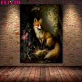thumbnail image 4 of Póster Artístico de cabra negra, vulto y Rana, arte de pared de animales Vintage, Galería del bosque, Victoriano, habitación Witchy, decoración impresa, sin marco, 4 of 4