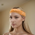 thumbnail image 2 of Unique Bargains 1 Pc Perspiration-Wicking Headband for Yoga Orange, 2 of 6