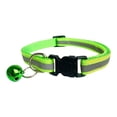 thumbnail image 1 of Reflective Cat Collars Safety Quick Release With Bell- Adjustable 19-32cm Pet Collars Mint Green One Size, 1 of 3