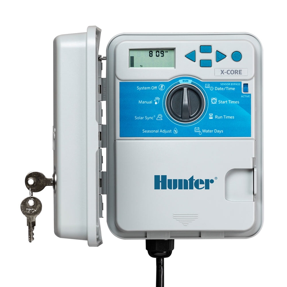 Hunter x core 6 station indoor outdoor controller xc 600 walmart 