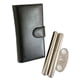 thumbnail image 2 of Estuche para de material cuero PU para 2 con y de tubos - Tamaño perfecto para bolsillos de , carrito s Hugo 1pc Cigar Case Holder, 2 of 8