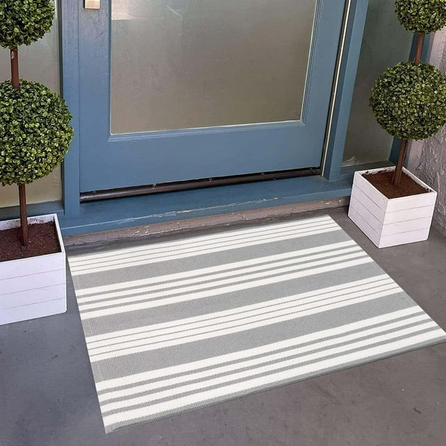 Non-Slip Velvet Door Mat Dirt Resistant Crystal Clear