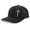 Black Heather/Black, variant on Men's Christian Faith Cross Nails Embroidered Mesh Back Trucker Hat, Graphite/Red