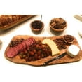 thumbnail image 4 of 22"  Rustic Handmade Bark Edge Olive Wood Charcuterie Board- For Cutting, Chopping, Serving Cheese, Meat, Fruit. - In Sm 12, Med 16, Lg 20, XL+ 24 (XL- 22 x 7-10 x 0.8 inch), 4 of 4