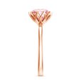 thumbnail image 4 of Rosec Jewels 2 Carat Lab Grown Pink Diamond Engagement Ring (IGI Certified) - VS1 Grade, 14K Rose Gold, US 13.00, 4 of 9