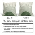 thumbnail image 2 of Green Boho Sun Pillow Covers 18x18 Set of 2 Bohemian Design Sunrise Sunset Abstract Sunshine Print Decorative Throw Pillows Outdoor Pillowcase Linen Farmhouse Cushion Case Decor for Couch Sofa Bed, 2 of 6