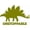 Gold, variant on Stegosaurus Bedroom Wall Decal - "Unstoppable" Dinosaur Quote for Bedroom Walls - 20"x15" - Dino Décor for Boy's Room
