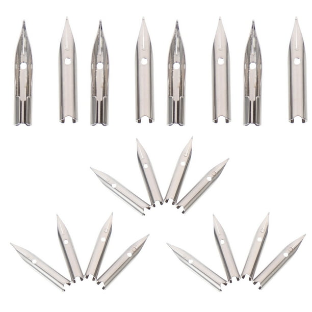 20pcs Pen Nibs Set Fuente de reemplazo de lápiz Fuente Nibes Calligraphy Suministros de escritura de suministro de escritura