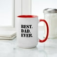 thumbnail image 4 of CafePress - Best Dad Ever Mugs - 15 oz Ceramic Large White Novelty Mug, 4 of 4