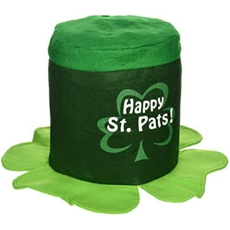 PMU St. Patrick's Day Headwear Decorations and Party Supplies - Happy St. Pat's! Hat - Irish Costume, Party Accessory (3/pkg) Pkg/1