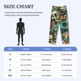 thumbnail image 4 of Balery Retro Pop Art Collage print Men's Pajama Pants,Ultra Lightweight Pjs,Lounge Pant-Large, 4 of 9