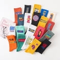 thumbnail image 2 of Estilo coreano moda Harajuku street hip hop calcetines unisex divertidos calcetines de hombre monopatín feliz carta de caracteres chinos señoras calcetinesEUR 35-42 Gao Jinjia LED, 2 of 2