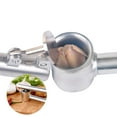 thumbnail image 4 of Éminceur d'Ail en Acier Inoxydable, Poignée Ergonomique Presse-Ail, Usage Intensif, Qualité Commerciale, Ne Rouille Jamais Ni Ne Casse, Parfait pour Chefs Professionnels et Cuisines Domestiques, 4 of 8