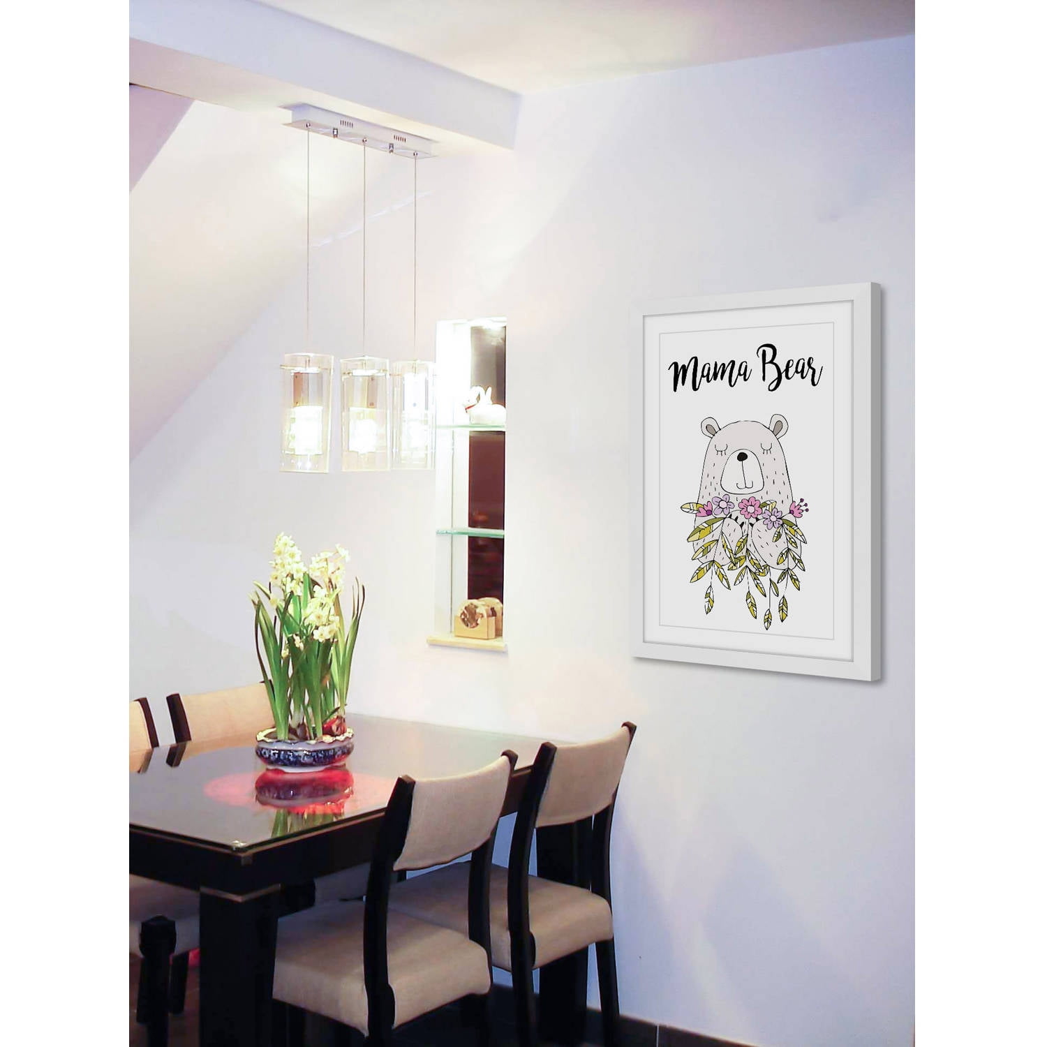 "Mama Bear" Framed Painting Print