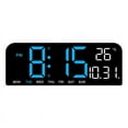 thumbnail image 5 of PPgejGEK LED Desktop Clock Digital Alarm Clock with Large Display Hangable Design for Bedroom Office Easy Read Battery Operated, 5 of 9