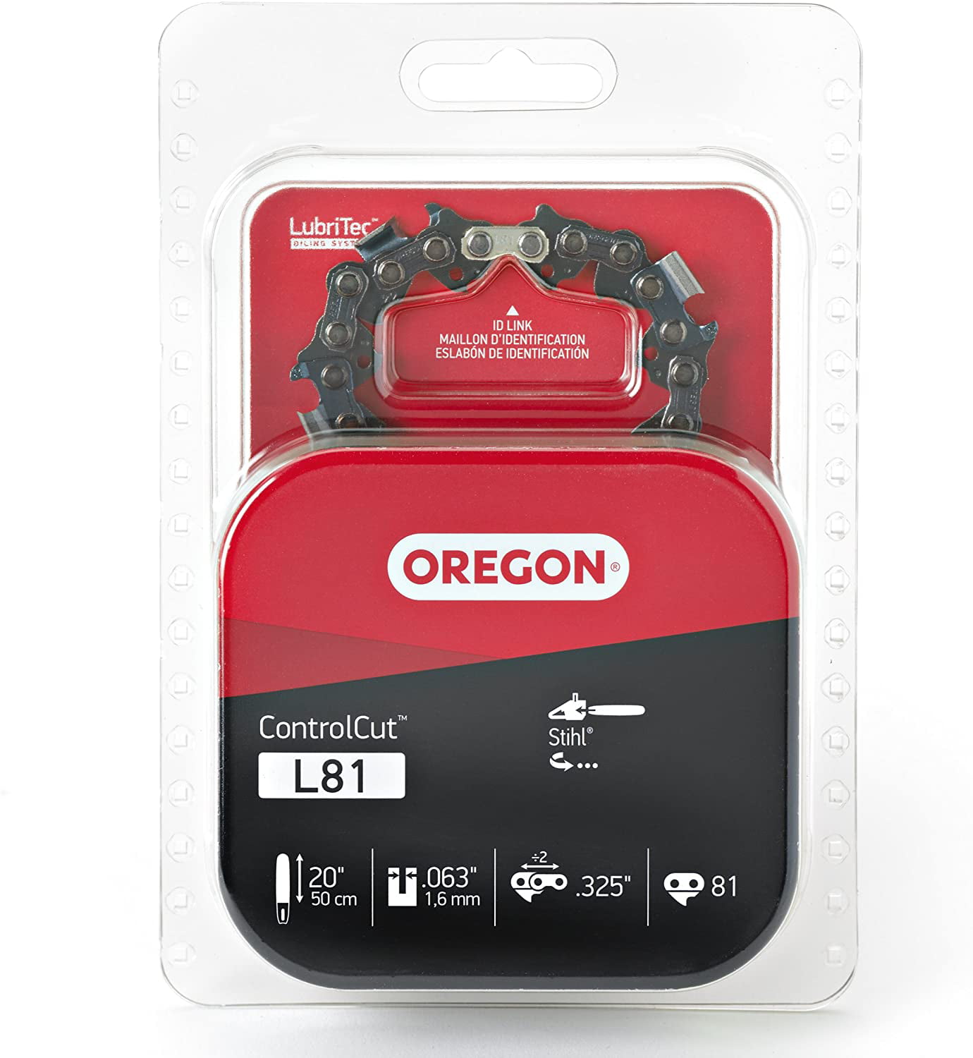 Oregon L81 20-Inch ControlCut Chainsaw Chain - Fits Stihl,grey, in. low-kickback chain made by the world's saw chain manufacturer..., By Visit the Store - Walmart.com