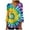 Multicolor Plus Size Blouse for Women_y, variant on CYMMPU Tunic Tops 3/4 Sleeve Tie Dye Loose Fit Button V Neck Flare Sleeve Spring Tops Fall Fashion Shirts Blouses for Women Dressy Casual Empire Waist A Line T-Shirts Multicolor S
