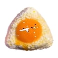 thumbnail image 1 of SBYOJLPB Slow Rising Triangular Egg Yolk Rice Ball Sensory Toy Imitation of True and False Tool Silicone Stress Relieving Release Hand Pinching, 1 of 5