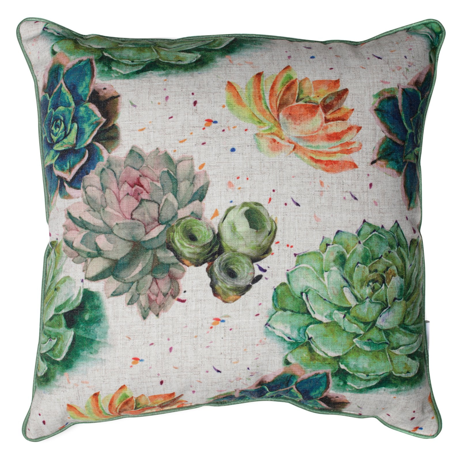 Pillow Perfect Succulent Plants Decorative Throw Pillow