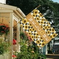 thumbnail image 3 of Spring Summer Sunflower Garden Flag 28x40 Inch Double Side for Outdoor Courtyard Garden Decor Flowers Welcome Holiday Flag for Outside Decoration, 3 of 6
