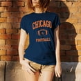 thumbnail image 5 of Chicago Classic Football Arch Basic Cotton T-Shirt - Large - Navy, 5 of 6