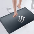 thumbnail image 5 of Fmxomd Anti Fatigue Floor Mat - 1/2 Inch Cushioned Kitchen Mats - Comfort, Stain Resistant, Non-Slip Bottom Cushion for Standing Desk, Office, Garage Floor (17.3"x28", Navy), 5 of 7