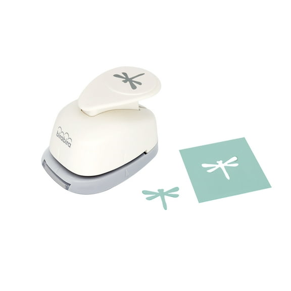 Bira Craft 1 inch Dragonfly 2 Lever Action Craft Punch for Paper Crafting Scrapbooking