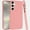 Light Pink, variant on For Samsung Galaxy S25+ /S25 Plus /S24+ Plus Slim Classic Hybrid Around Rubber Gummy Gel Slick Hard PC Silicone TPU Chromed Button Cover, XPM Phone Case [Burgundy]