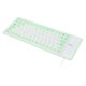 thumbnail image 5 of M Buder Teclado de Silicona Suave con Cable USB, 85 Teclas, Totalmente Sellado Contra Agua y Polvo, Ligero y Enrollable para Viajes (Color Verde Fresco), 5 of 5