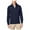 Blue - navyblue, variant on Club Room Mens Quarter Zip Knit Shirt Blue L