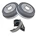 thumbnail image 3 of Rear Brake Drums Pair & Shoe Left & Right Set Kit for Toyota Camry Solara, 3 of 4