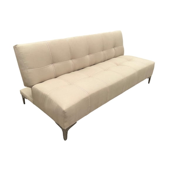 Sofá Cama Reclinable Rocky Beige, 3 Posiciones, SALVANTO