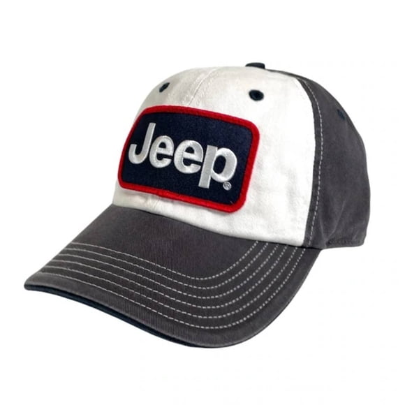 Gorra Jeep Premium de sarga china lavada con parche bordado