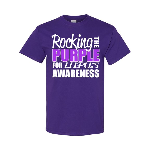 Inktastic Rocking the Purple for Lupus Awareness T-Shirt