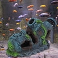 thumbnail image 3 of Aquarium Shipwreck, Reptiles Fish Tank Shipwreck, Non- Fish Tanks For Aquarium, 3 of 8