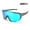 Polarized Ice Blue Lenses, Matte Gray Frame, VLT: 13.1%, Gray Tint, 2 bonus lenses (Rose blue mirror + clear), variant on KANON Diamant™ Ice Blue Hiking Cycling Baseball Golf Sunglasses + 2 lenses