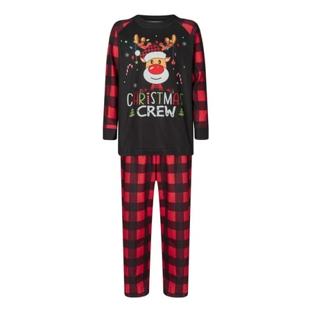 

Family Matching Christmas Pajamas Romper/Long Sleeve Tops + Pants Set