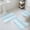 Blue, variant on Gradient Aqua Blue Bath Mat 3 Piece Bathroom Rug Set, Modern Rustic Minimalist Pastel Solid Non Slip Bath Rug Contour Mat and Toilet Lid Cover, Absorbent Shower Mats Soft Bath Rugs and Mats Sets