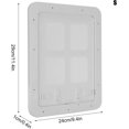thumbnail image 4 of Dog Screen Door, Sliding Pet Door for Cats and Dogs ith Magnetic Flap(S), 4 of 8