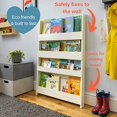 thumbnail image 4 of Paperflow USA BC-SWNL The Tidy Books Kids Bookshelf, Ivory, 4 of 5