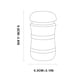 thumbnail image 3 of Fiudx Cortador de Pastillas Portátil, Diseño Compacto para Facilitar La Extracción de Pastillas, Caja de Almacenamiento Integrada para Mayor Comodidad, Tamaño Pequeño para Pastillas de Menos de 2 Cm,, 3 of 7