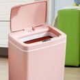 thumbnail image 2 of Papelera Cocina Cubo de basura con sensor inteligente Cubo de basura automático Cubo de basura con carga USB (rosa) Wdftyju Libre de BPA, 2 of 3