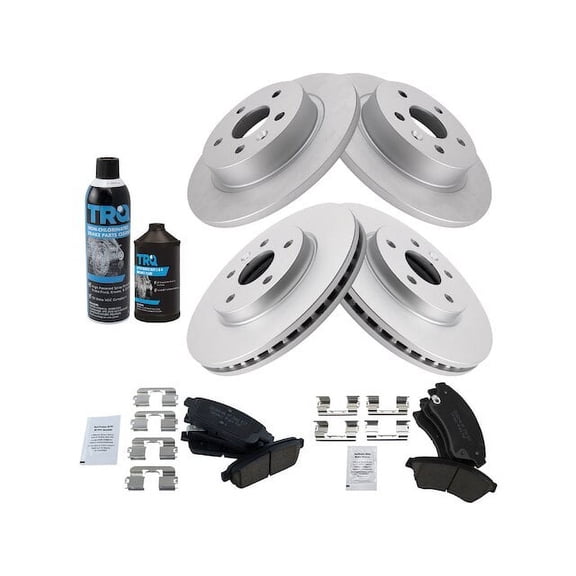 Front and Rear Brake Pad and Rotor Kit - Compatible with 2012 - 2016 Chevy Sonic 2013 2014 2015