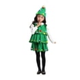 thumbnail image 2 of Disfraz de Navidad para niños de Lucakuins, vestido sin mangas + sombrero, decoración de bolas de piel con forma de árbol de Navidad, ropa de Festival Lucakuins moda, 2 of 8
