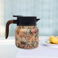 thumbnail image 4 of Raidley Vintage Floral Pattern Tea Thermos, Doresty Thermos Tea Pot, Tea Thermos With Infuser,Vintage Floral Pattern Tea-Built-In Infuser, Stainless Steel Thermal Carafe With Lid For Hot Drinks, 4 of 7