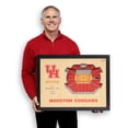 thumbnail image 4 of YouTheFan NCAA Houston Cougars BB 25-Layer Stadiumview Wall Art, 4 of 5